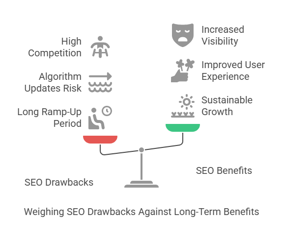 SEO Drawbacks